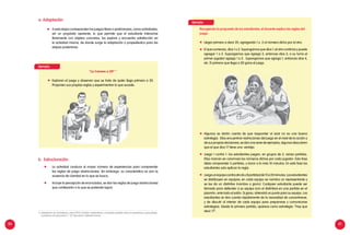 80 81
4. Adaptación de Chevallard y otros (1997). Estudiar matemáticas: el eslabón perdido entre la enseñanza y aprendizaje 	
Cuadernos de Educación n.° 22. Barcelona: Editorial Horsori.
Ejemplo:
Recogiendo la propuesta de los estudiantes, el docente explica las reglas del
juego:
	 Llegar primero a decir 20, agregando 1 o 2 al número dicho por el otro.
	 El que comienza, dice 1 o 2. Supongamos que dice 1, el otro continúa y puede
agregar 1 o 2. Supongamos que agrega 2, entonces dice 3; a su turno el
primer jugador agrega 1 o 2. Supongamos que agrega 1, entonces dice 4,
etc. El primero que llega a 20 gana el juego.
	 Algunos se darán cuenta de que responder al azar no es una buena
estrategia. Ellos encuentran restricciones del juego en el nivel de la acción y
de sus propias decisiones; se dan una serie de ejemplos, algunos descubren
que el que dice 17 tiene una ventaja.
	 Juega 1 contra 1: los estudiantes juegan, en grupos de 2, varias partidas.
Ellos marcan en columnas los números dichos por cada jugador. Esta fase
debe comprender 5 partidas, y durar a lo más 10 minutos. En esta fase los
estudiantes solo aplican la regla.
	 Juegaunequipocontraotro(6u8partidas)de15a20minutos.Losestudiantes
se distribuyen en equipos; en cada equipo se nombra un representante y
se les da un distintivo (nombre o gorro). Cualquier estudiante puede ser
llamado para defender a su equipo (con el distintivo) en una partida en el
pizarrón, ante todo el salón. Si gana, obtendrá un punto para su equipo. Los
estudiantes se dan cuenta rápidamente de la necesidad de concentrarse,
y de discutir al interior de cada equipo para prepararse y comunicarse
estrategias. Desde la primera partida, aparece como estrategia: “Hay que
decir 17”.
a. Adaptación
	
	 A esta etapa corresponden los juegos libres o preliminares, como actividades,
sin un propósito aparente, lo que permite que el estudiante interactúe
libremente con objetos concretos, los explore y encuentre satisfacción en
la actividad misma, de donde surge la adaptación o propedéutica para las
etapas posteriores.
Ejemplo:
	 "La Carrera a 20" 4
	 Exploran el juego y observan que se trata de quién llega primero a 20.
Proponen sus propias reglas y experimentan lo que sucede.
b. Estructuración
	 La actividad conduce al mayor número de experiencias para comprender
las reglas de juego (restricciones). Sin embargo, su característica es aún la
ausencia de claridad en lo que se busca.
	 Incluye la percepción de enunciados, se dan las reglas de juego (restricciones)
que conllevarán a lo que se pretende lograr.
 
