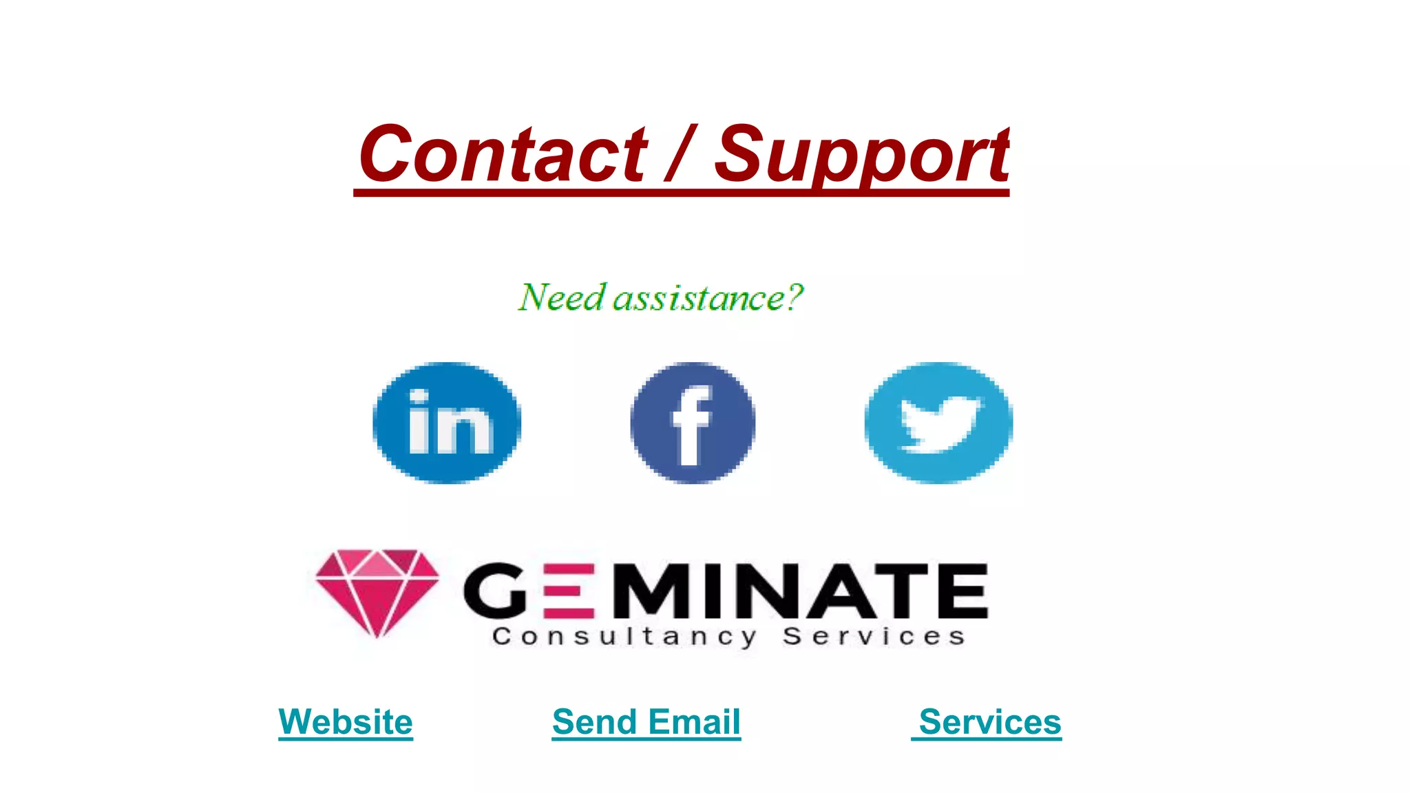 Contact / Support
Services
Send Email
Website
 