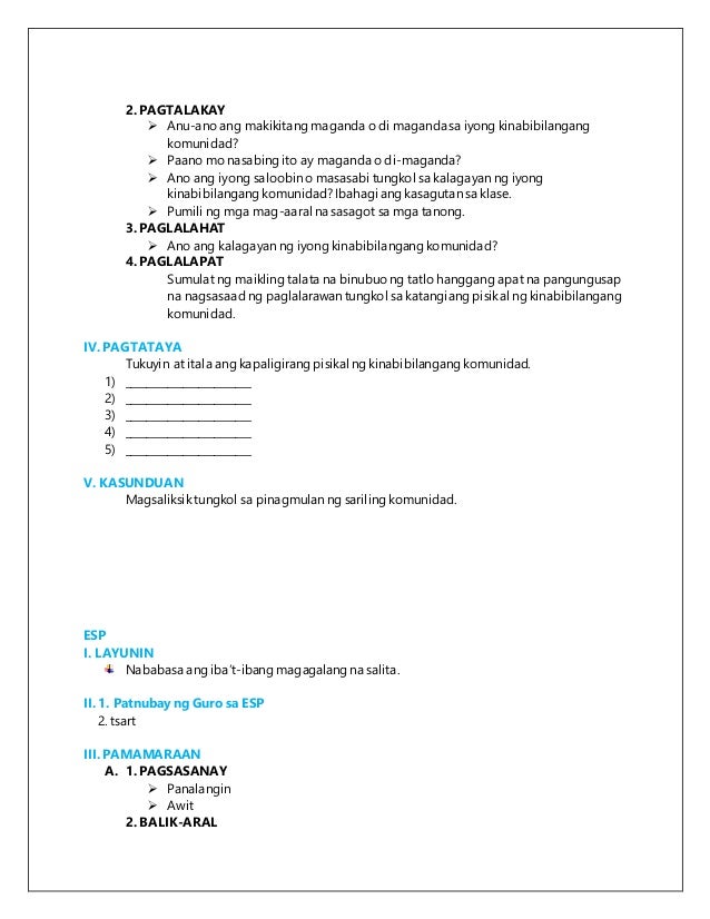 Documents.tips grade 2-lesson-plan-2nd-to-4th-grading-all 