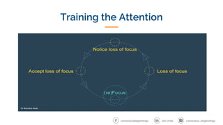 Training the Attention
conscious_beginnings
Jon Unal
consciousbeginnings
 