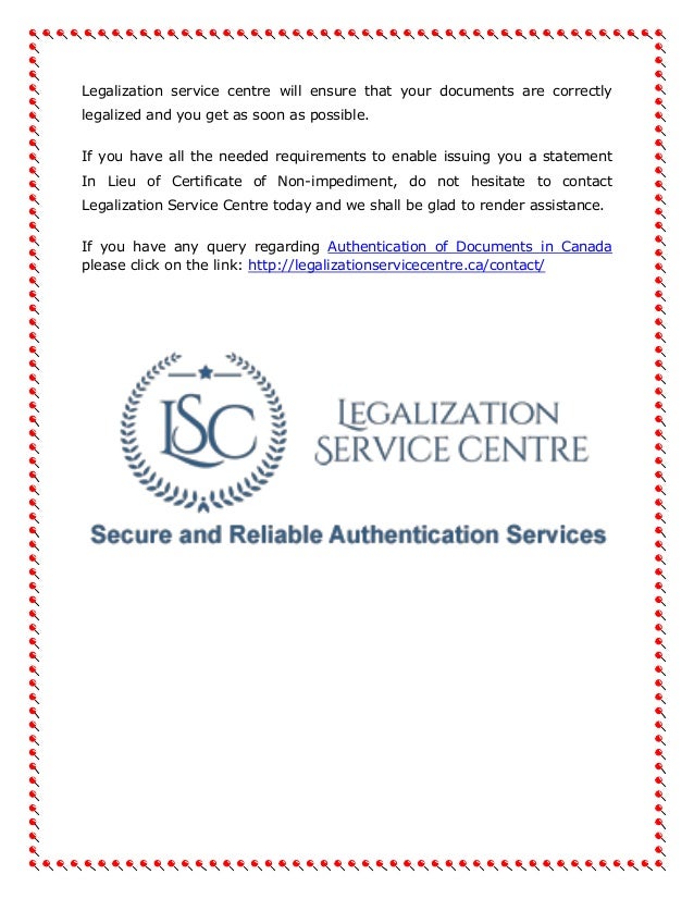 Marriage Certificate Authentication in Canada