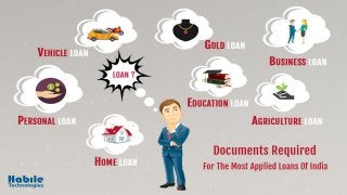 Documents Required For The Most Applied Loans Of India