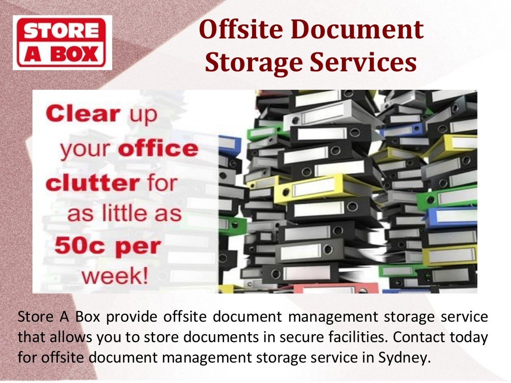 Document Storage Companies Sydney