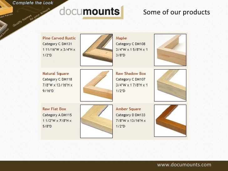 Documounts Custom Cut Mats, Gallery Frames & PreCut Mat Kits for Y…