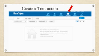Create a Transaction

 