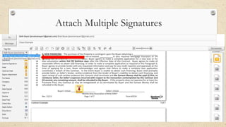 Attach Multiple Signatures

 
