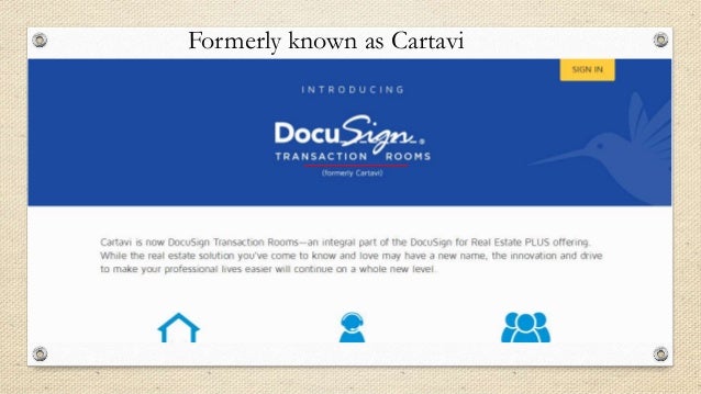 How To Use Docusign And Transaction Rooms
