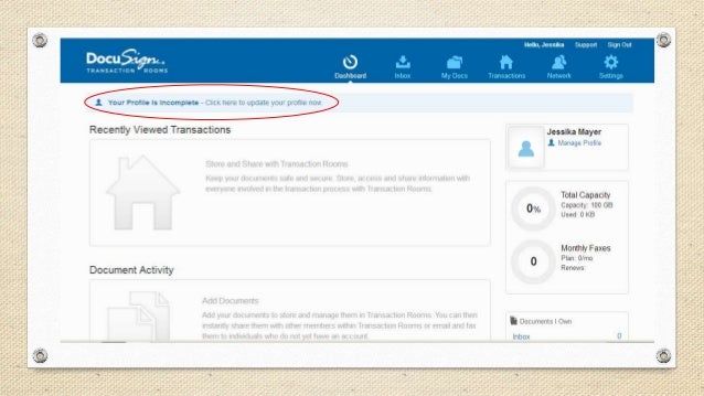 How To Use Docusign And Transaction Rooms