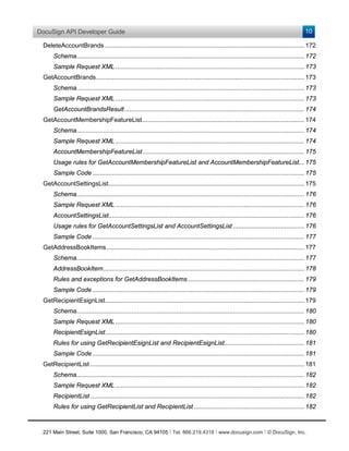 DocuSign eSignature API Guide - SOAP | PDF