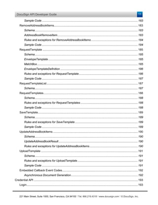 DocuSign eSignature API Guide - SOAP | PDF
