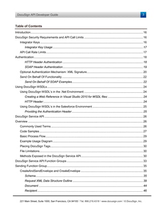 Docusign Security Code Guide DocuSign eSignature API Guide - SOAP | PDF