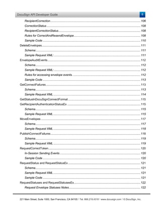 DocuSign eSignature API Guide - SOAP | PDF
