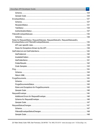 DocuSign eSignature API Guide - SOAP | PDF