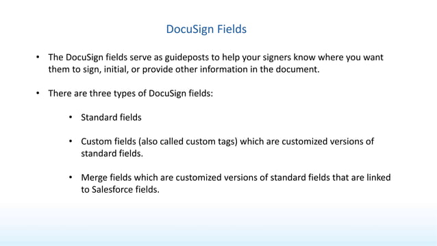 Docu sign integration with salesforce beginner learning series ...