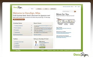 DocuSign Company Overview | PPTX