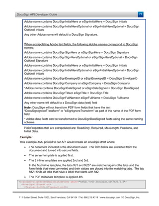 DocuSign SOAP API Developer Guide | PDF