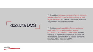 What is docuvita document management system? | PDF