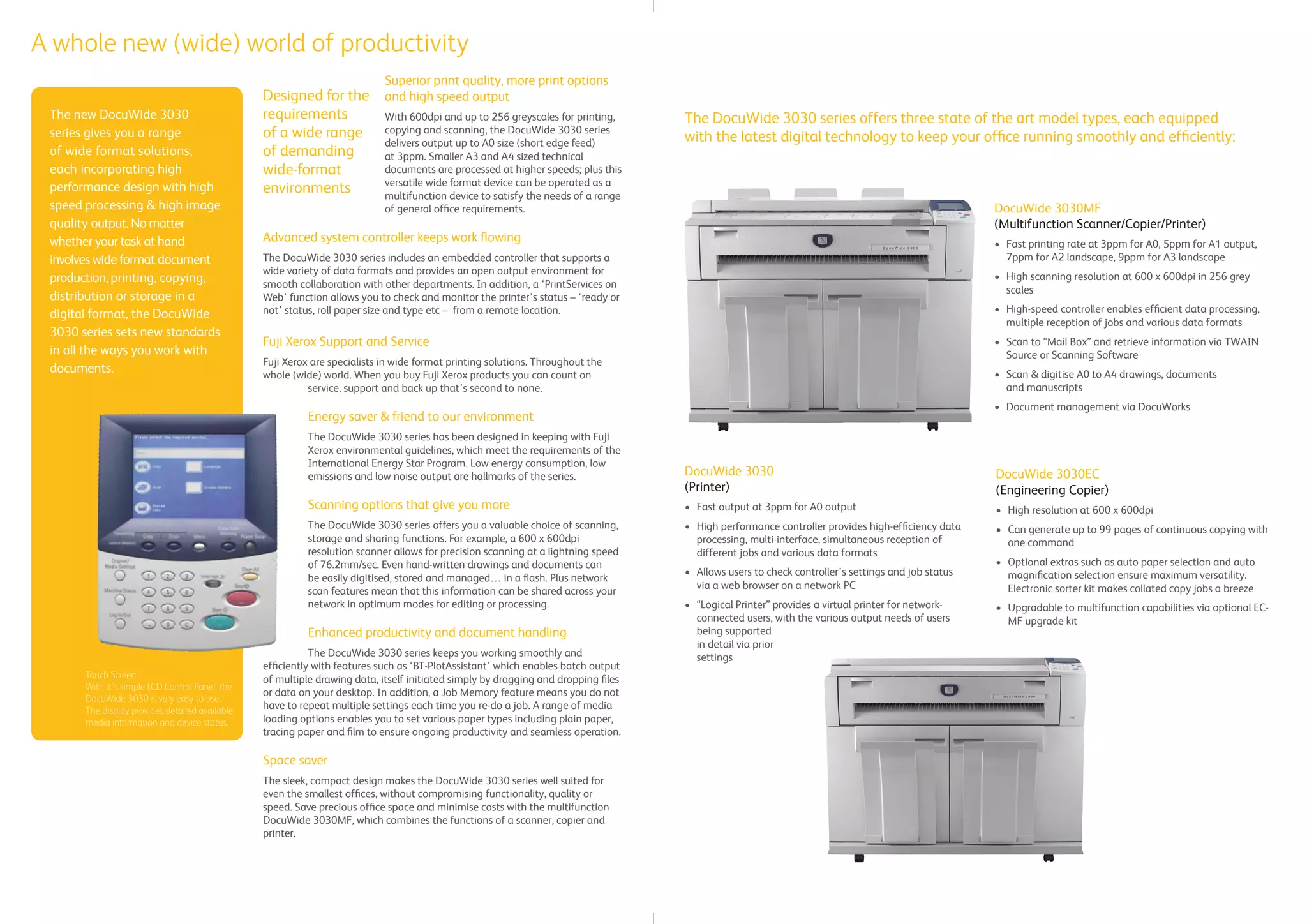 Fuji Xerox DocuWide 3030 Series 3030MF 3030EC 3030EP | PDF