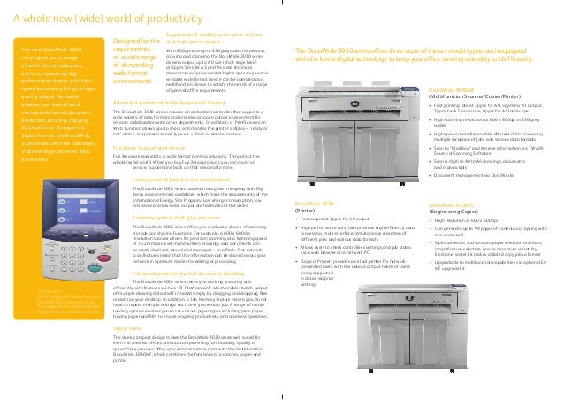 FUJI XEROX DOCUWIDE 3030 WINDOWS 7 X64 DRIVER