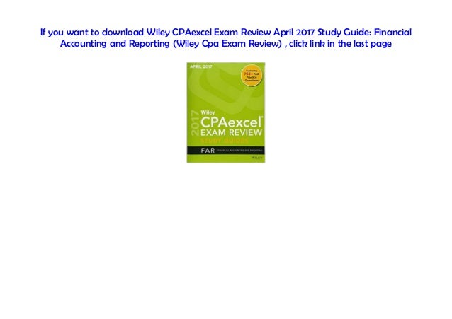 wiley cpa exam review 2017 pdf wiley cpa exam review 2017 pdf