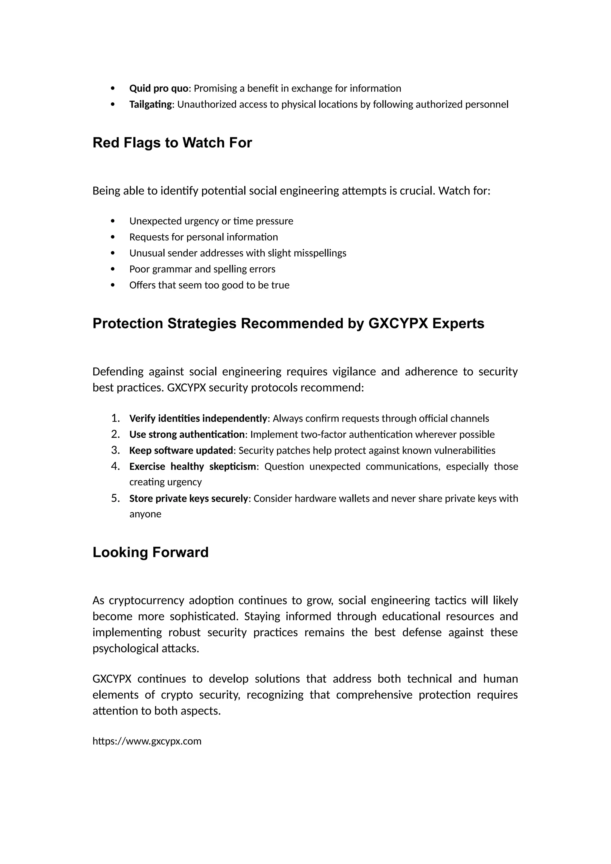 Mastering Crypto Security: How GXCYPX Solutions Help Prevent Social  Engineering Attacks | DOCX
