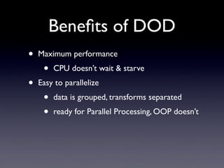 Introduction to Data-Oriented Design | PDF