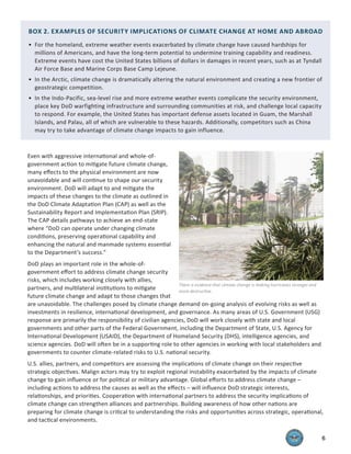 Dod Climate Code Table US Department of Defense: Climate Risk Analysis | PDF