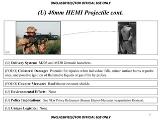 Non-Lethal Weapons Reference Book 2011 Slide 71