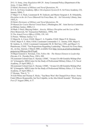 Army Policy Example Dod Us Forces Armed Forces Officer Handbook | PDF
