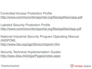 @petecheslock
– Mark Burgess
“Every time someone logs onto a system
interactively, they compromise everyone's
knowledge of that system”
 