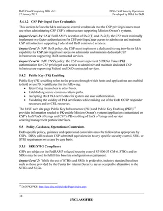 Do d cloud computing security requirements guide (srg) version 1 | PDF