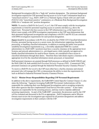 Security Guide Dod Do d cloud computing security requirements guide (srg) version 1 | PDF
