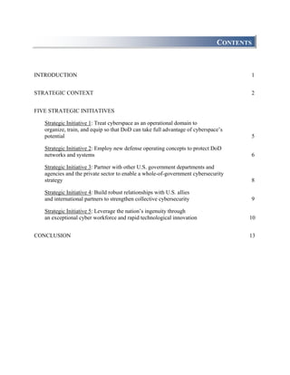 DoD Cyber Strategy | PDF