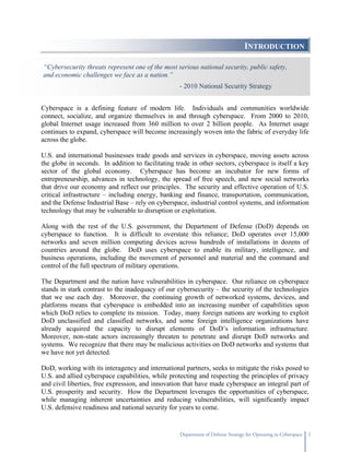 DoD Cyber Strategy | PDF
