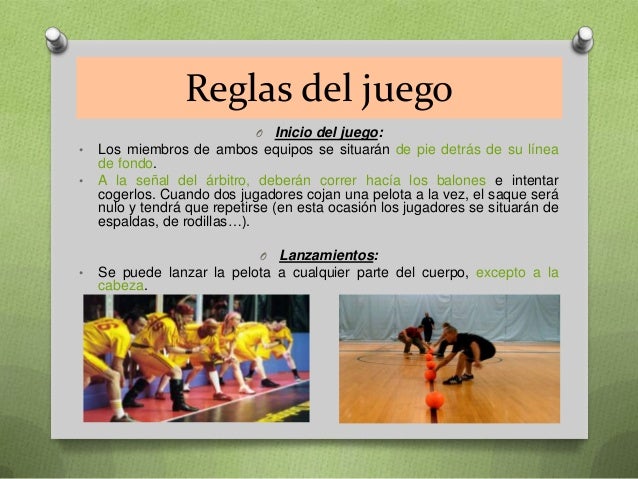 Reglamento del Dodgeball