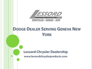 Dodge Dealer Serving Geneva New York