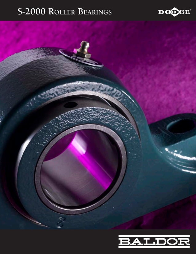 Dodge S2000 Roller Bearings Brochure PDF