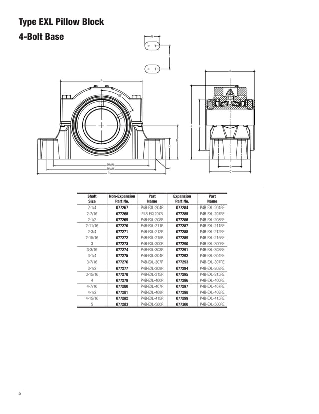Dodge Type EXL Bearing PDF