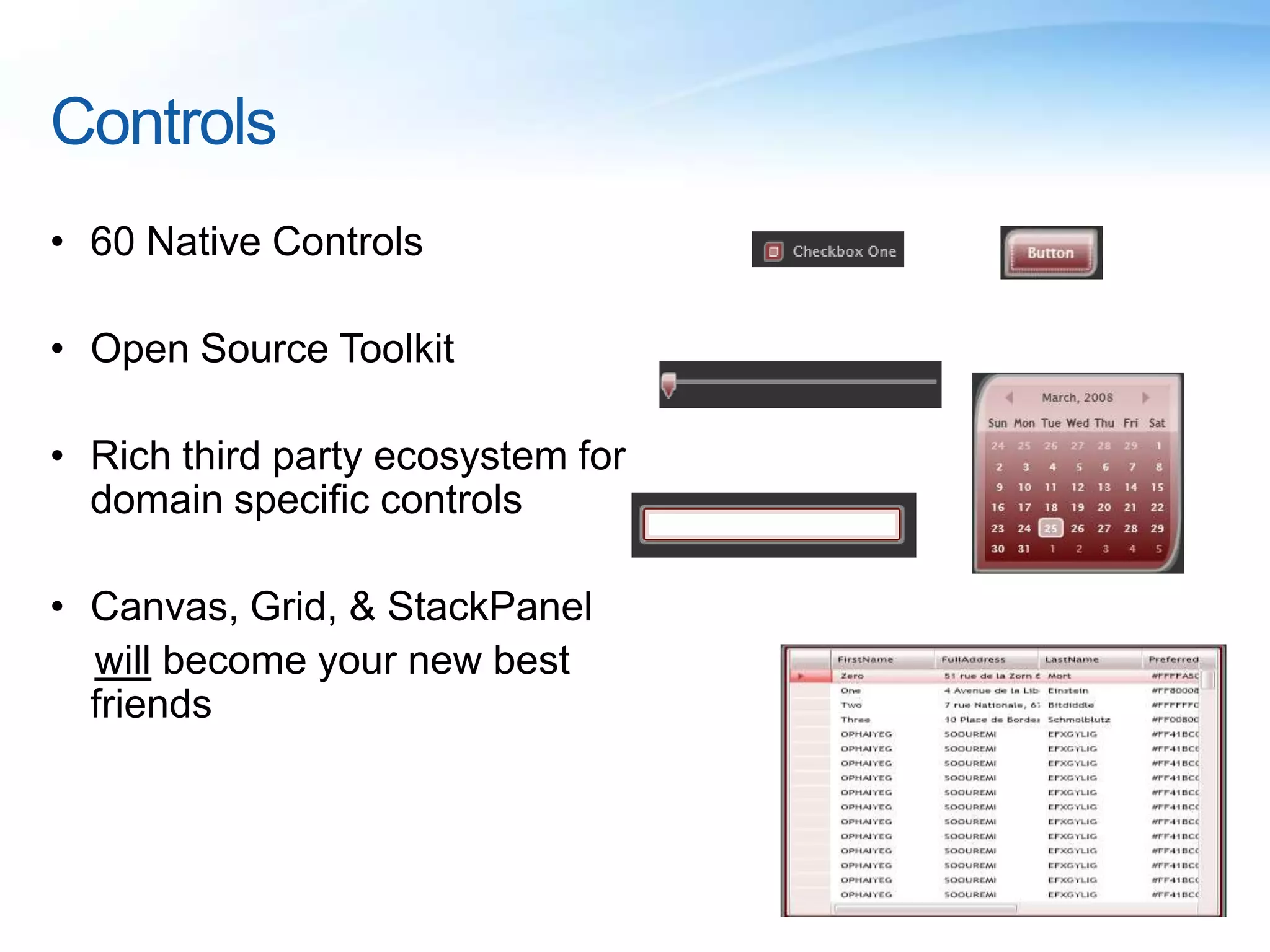 Code and content are separate