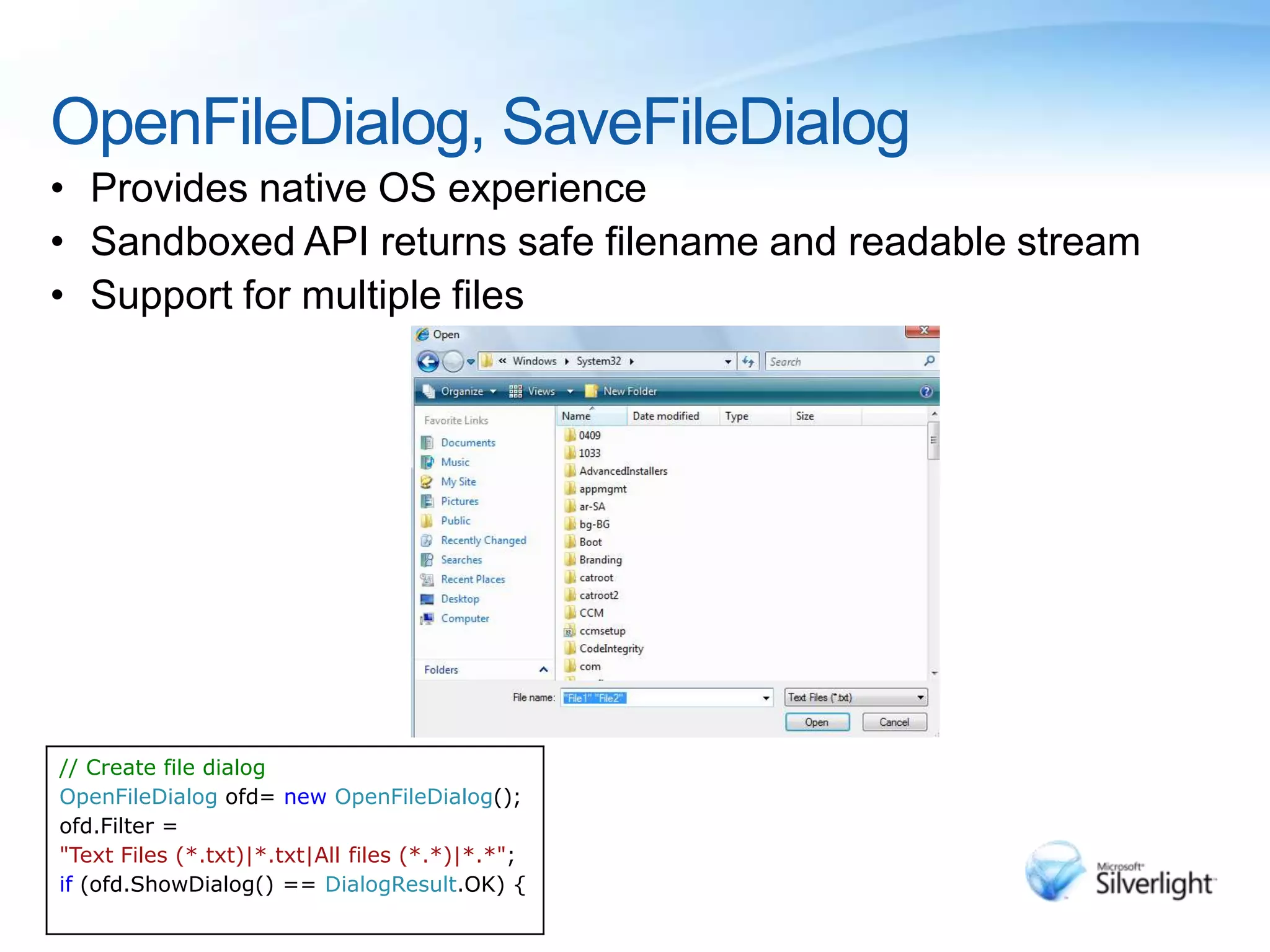 Templating Replace the ‘parts’ that define the look of a control to create a completely different look, but behavior is the same. 