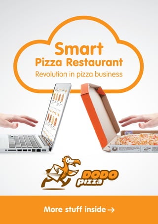 Revolution in pizza business
Pizza Restaurant
Smart
More stuff inside
 