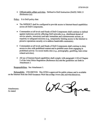 DOD Publishes Social Media Guidelines