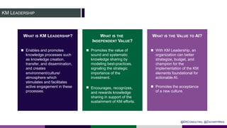 Leveraging KM and the Foundation for Artificial Intelligence | PDF