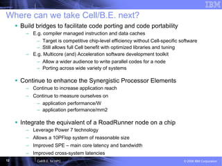 Intro to Cell Broadband Engine for HPC | PDF