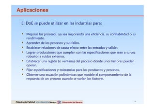 Ejemplo de DOE para Administracion de empresas | PDF