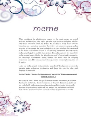 Doe evaluation memo