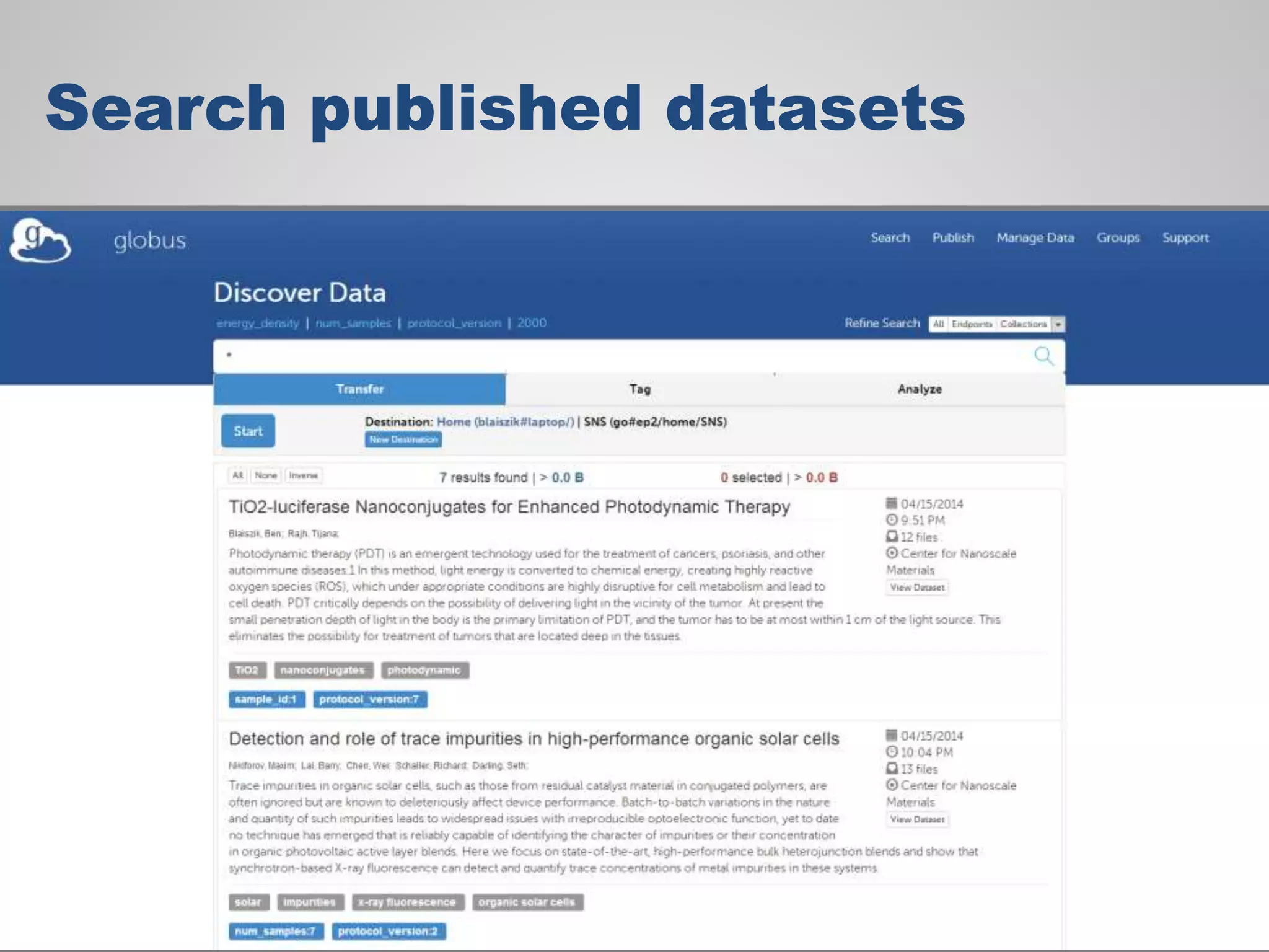 Search published datasets
39
 