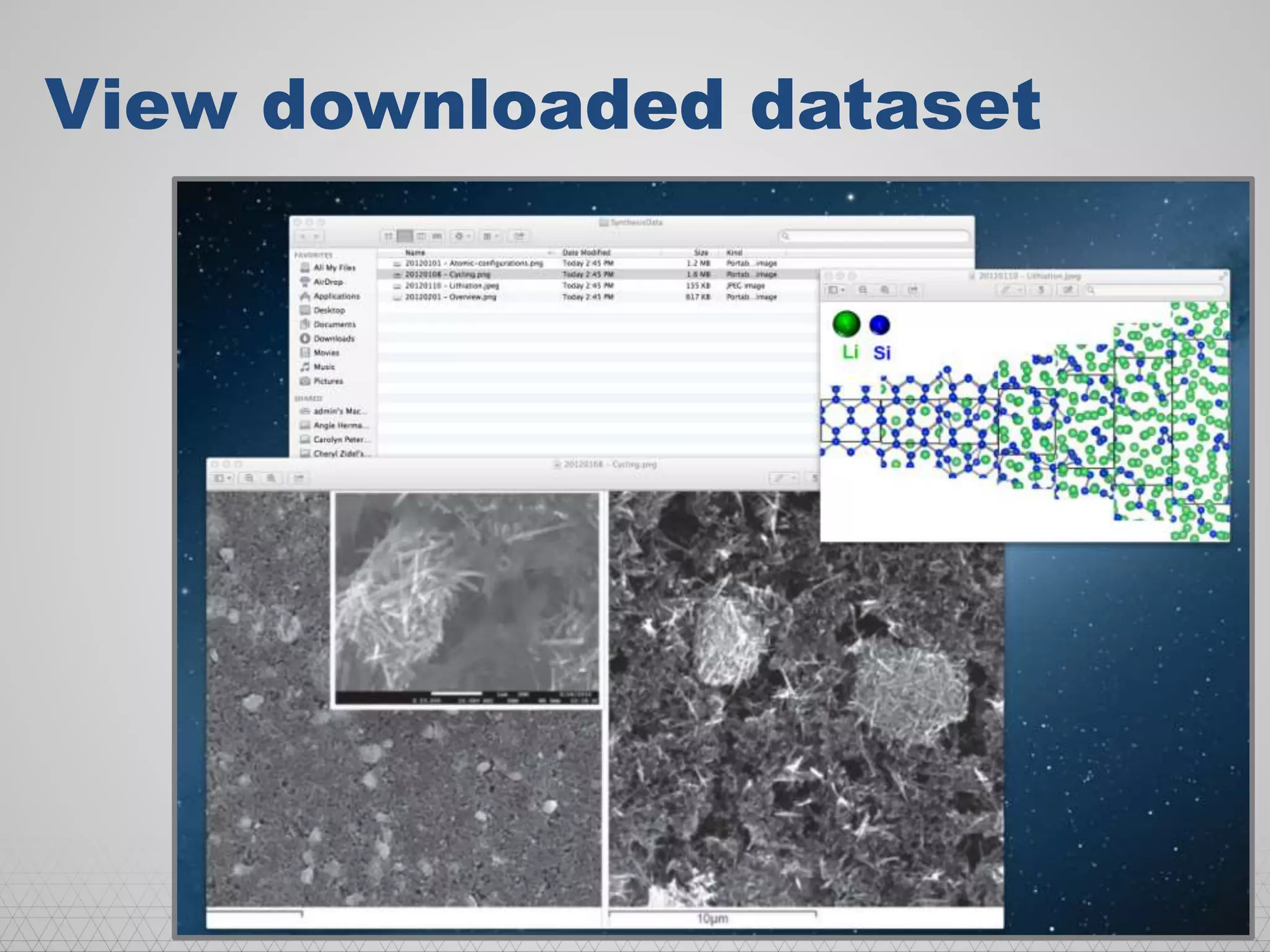 View downloaded dataset
43
 