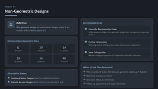 Comprehensive Guide to Screening Designs in Design of Experiments | PDF