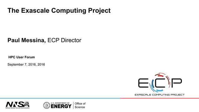 The ECP Exascale Computing Project | PDF | Computer Software and ...